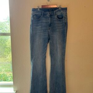 Judy Blue Flare Wide Leg Blue Jeans